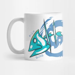 Fish bone summer design Mug